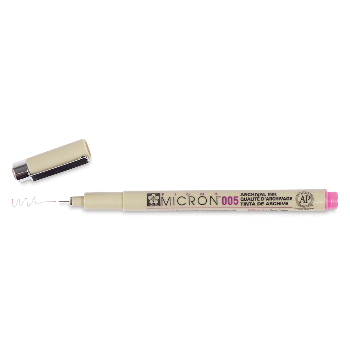 Pigma Micron Fine Line 0.20mm Pen, Rose