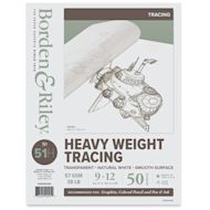 Borden & Riley #51 Heavy Weight Tracing Paper Pad