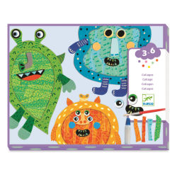 Djeco Le Petit Artist Collage Kit - Happy Monsters