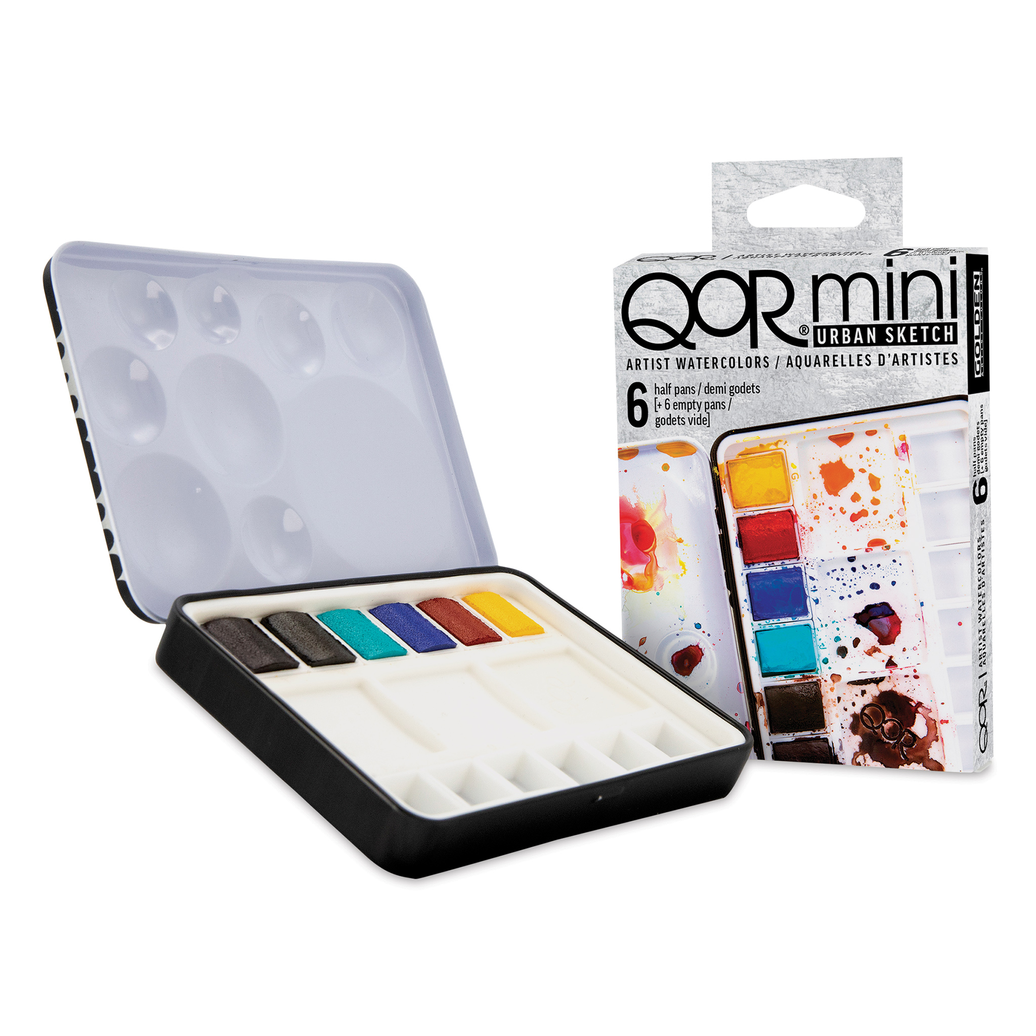 Compact and Stylish Watercolor Tray for Artists