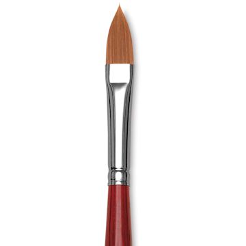 Open in modal - Da Vinci Cosmotop Spin Brush - Oval Wash, Short Handle, Size 12 close up