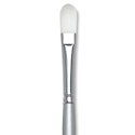 Silver Brush Silverwhite Synthetic Brush - Filbert, Long Handle, Size 6