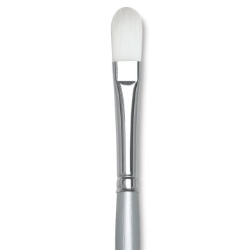Silver Brush Silverwhite Synthetic Brush - Filbert, Long Handle, Size 6