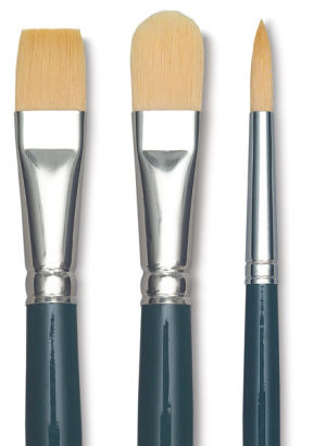 Da Vinci Nova Brush - Round, Long Handle, Size 1
