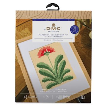 Open in modal - DMC The Designer Collection Easy Tapestry & Needlepoint Kit - Forest Lily, front of packaging