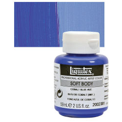 Liquitex Soft Body Artist Acrylics - Cobalt Blue Hue, 59 ml bottle ...