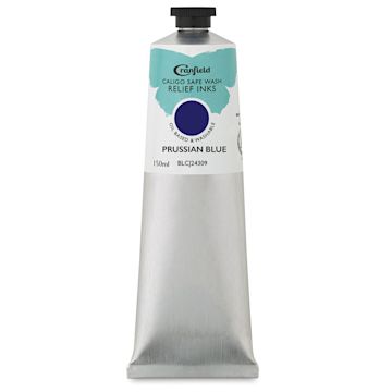 Open in modal - Caligo Safe Wash Relief Ink - Prussian Blue, 150 ml, Tube