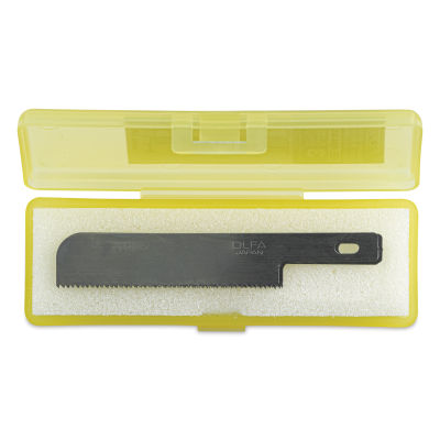 Olfa Wide Saw Blade - Pkg of 3, carrying case with open lid