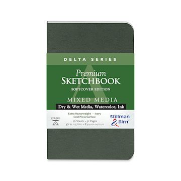 Open in modal - Stillman & Birn Sketchbook - Delta Series, Softcover, 5-1/2" x 3-1/2", Portrait