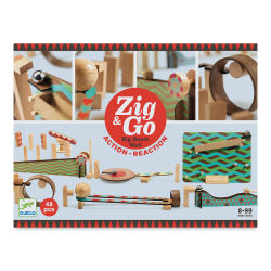 Djeco Zig and Go Reaction Construction Set - Big Boum Wall (Front of packaging)