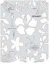 Iwata Artool Freehand Template - Tiki Master II Leilani