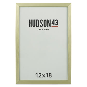 Hudson 43 Gallery Metallic Frames - Brass, 12" x 18" (Front of frame)