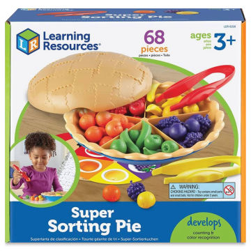 Learning Resources Super Sorting Pie (front of packaging)