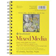 Strathmore 300 Series Wirebound Mixed Media Pads 