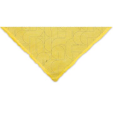 Open in modal - Geo Print Lokta Paper - Gold and Yellow, 20" x 30" (corner)