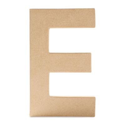 Park Lane Paper Mache Letter - E, Uppercase, 8