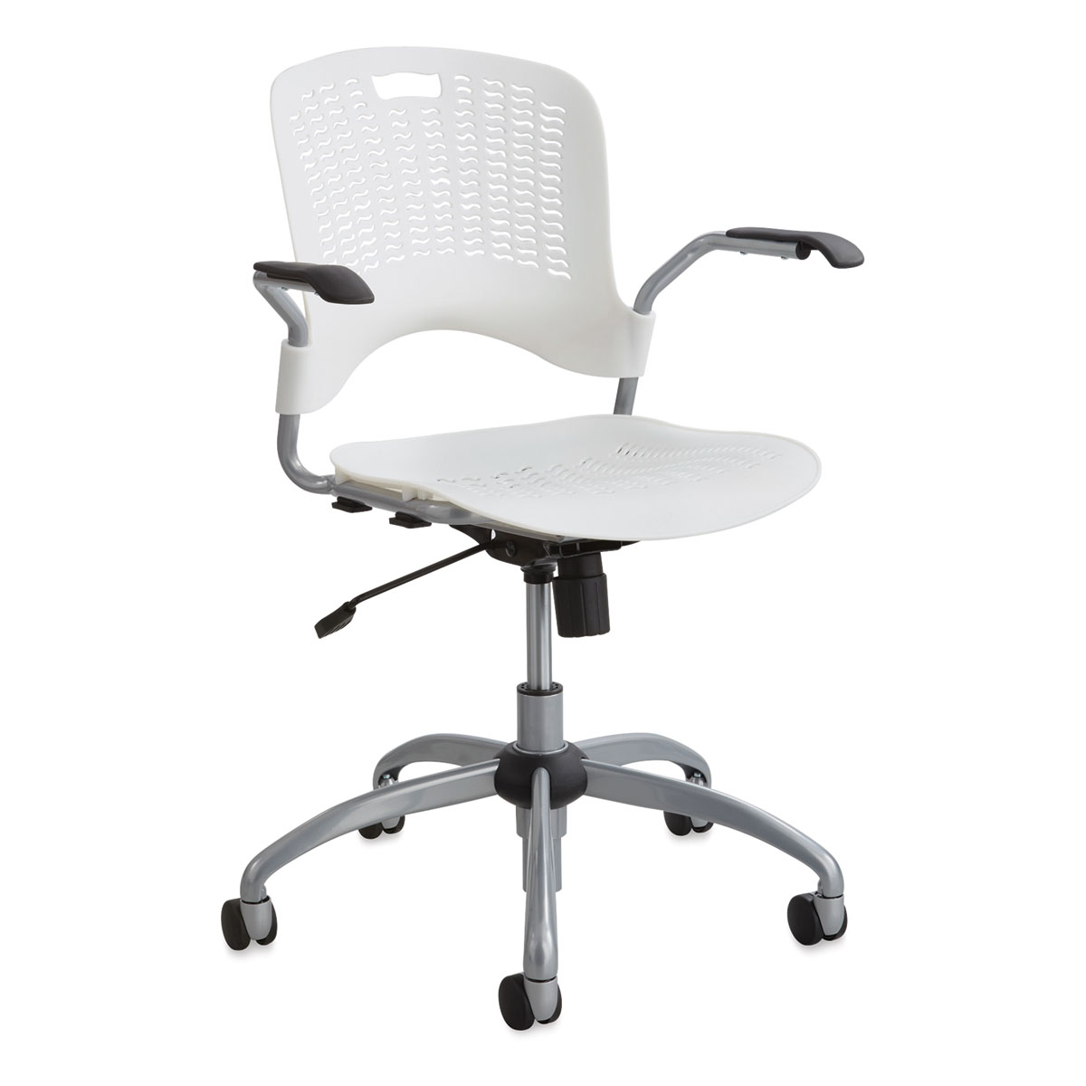 Safco Sassy Manager Swivel Chair - White