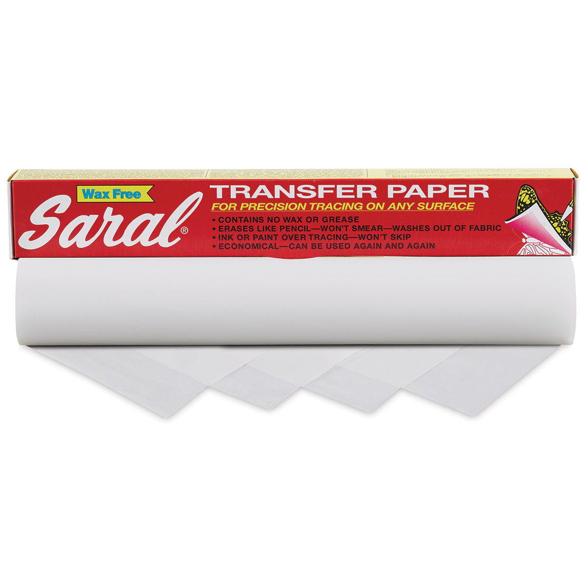 Saral Transfer Paper 12 12 x 12 Roll White - Office Depot