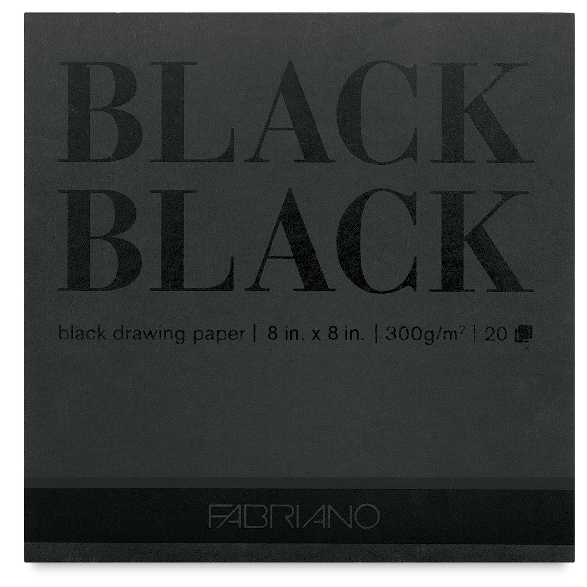 Fabriano Black Black Pad, 8 x 8