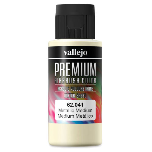 Vallejo Premium Airbrush Metallic Medium - 60 ml, BLICK Art Materials