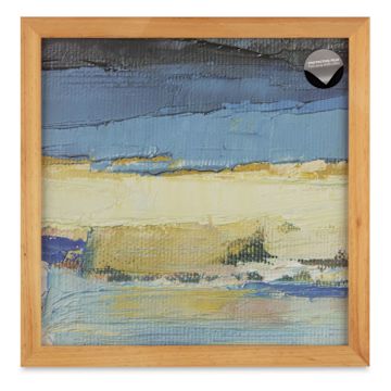 Open in modal - Blick Wood Gallery Frame - Natural, 12" x 12"