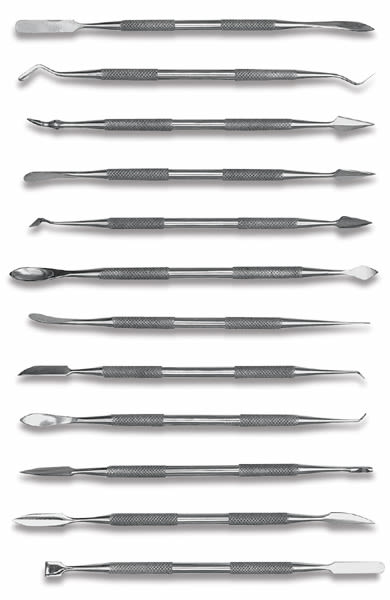 Hawk Wax and Plaster Carving Tools Set of 12 BLICK Art Materials