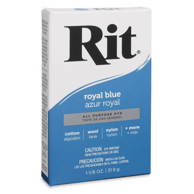Rit All Purpose Powder Dye - Royal Blue, front of the packaging