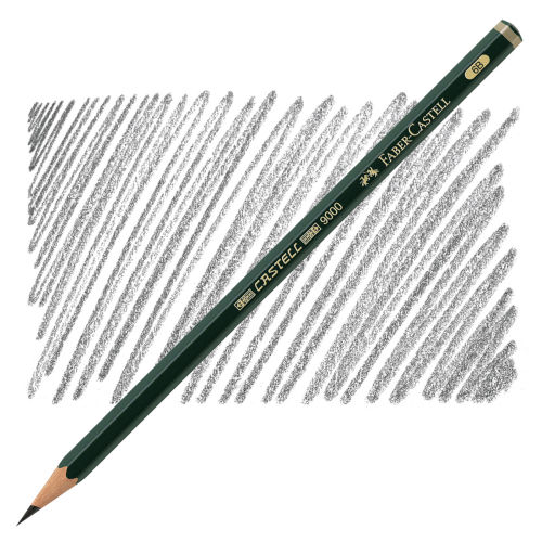 Faber-Castell 9000 Pencil - Graphite, 6B
