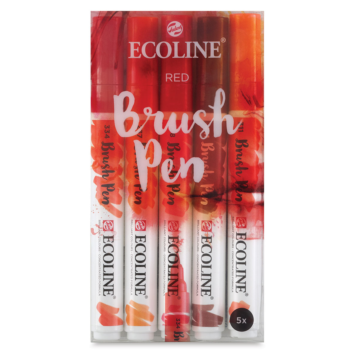 Royal Talens Ecoline Brush Pen Water Color Markers - Set of 10