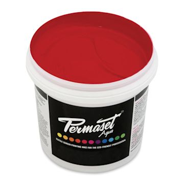 Open in modal - Permaset Aqua Fabric Ink - Scarlet, Liter