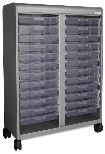 Tote Tray Storage Cabinet