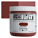 Golden SoFlat Matte Acrylic Paint - Red Oxide, 473 ml, Jar