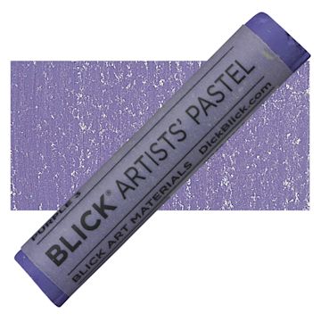 Open in modal - Blick Artists' Soft Pastel - Purple 3 pastel and swatch