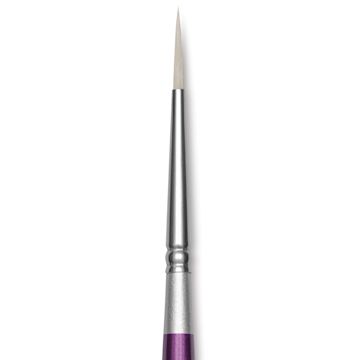Open in modal - Silver Brush Silver Silk 88 Synthetic Brush - Short Handle, Ultra Round, Size 2, close-up