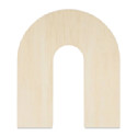 Walnut Hollow Birch Plywood Organic Shape - Open Arch, 1/4