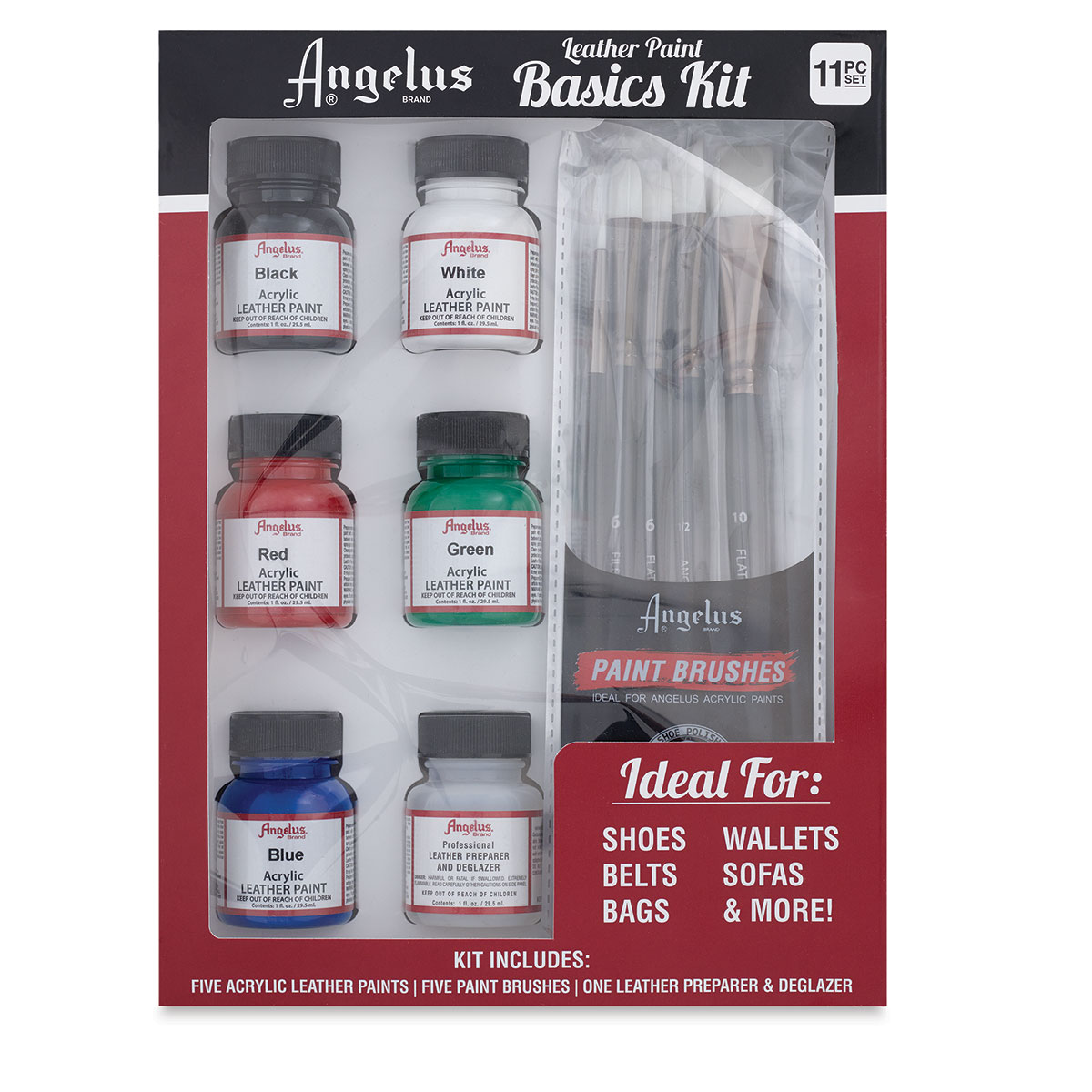 Angelus Leather Paint - Basic Kit 
