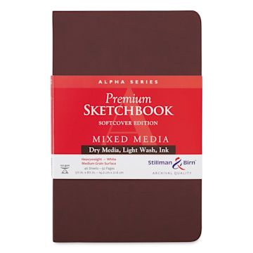 Open in modal - Stillman & Birn Alpha Series Sketchbook - 8-1/2" x 5-5-1/2", Soft Cover, 46 Sheets