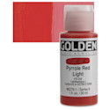 Golden Fluid Acrylics - Pyrrole Red Light, 1 oz bottle