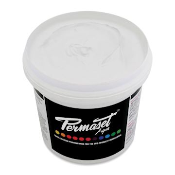 Open in modal - Permaset Aqua Fabric Ink - Supercover First Down White, Liter