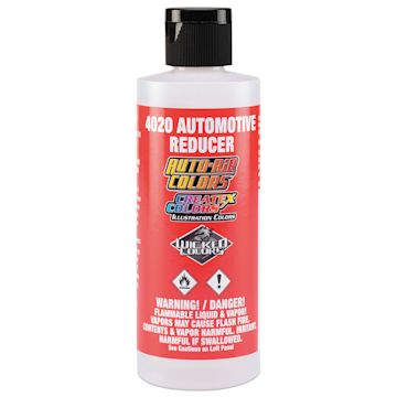 Open in modal - Createx Auto Air Additive - Front view of 4 oz bottle of 4020 Automotive Reducer