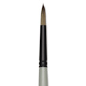 Silver Brush Black Pearl Synthetic Brush - Series 6400, Round, Size 4, Long Handle