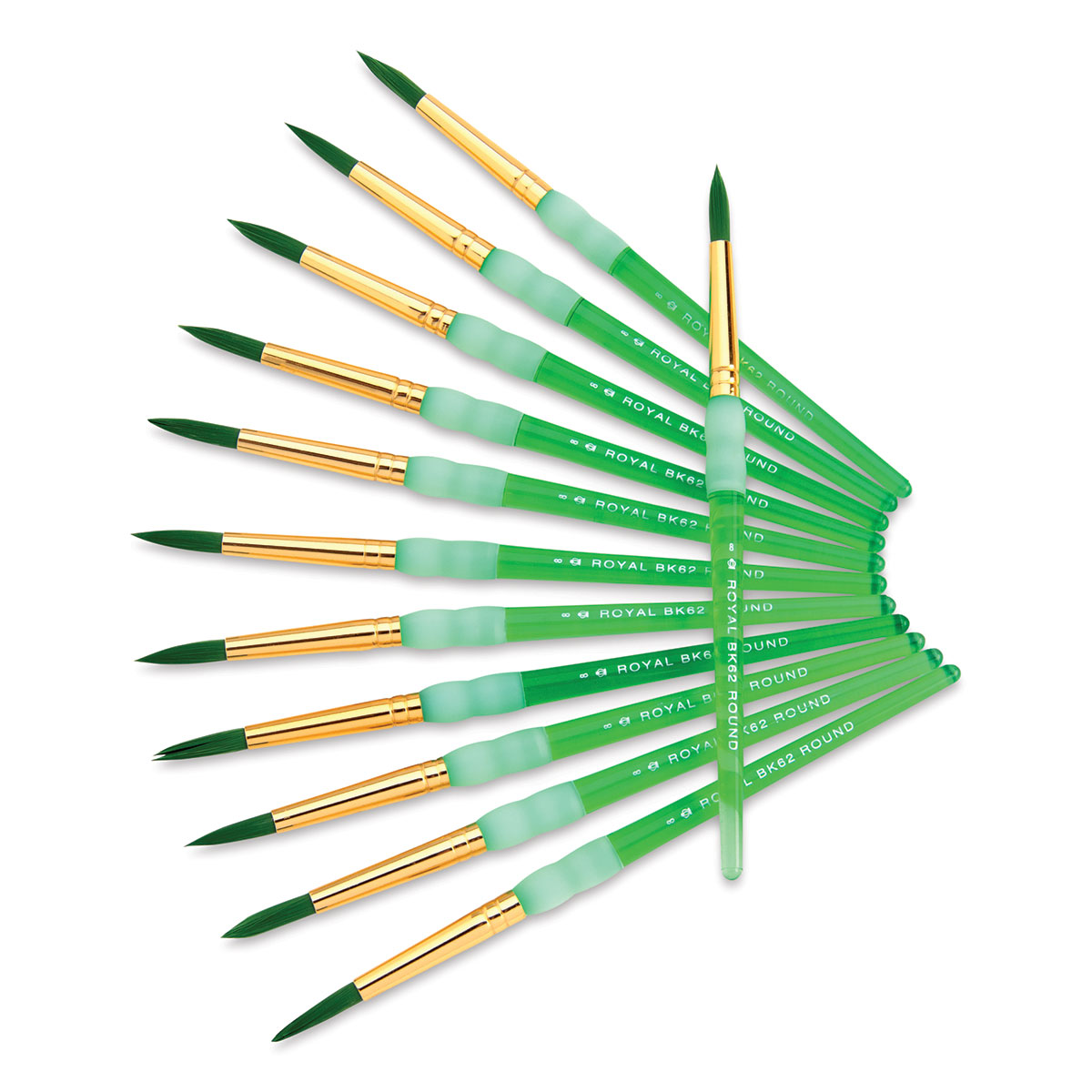 Royal & Langnickel Big Kids Choice Brushes, Beginner Type, Short Handle,  Assorted Sizes, Set Of 6 : Target