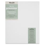 Blick Premier Stretched Cotton Canvas - Traditional Profile, Splined, 16" x 20"