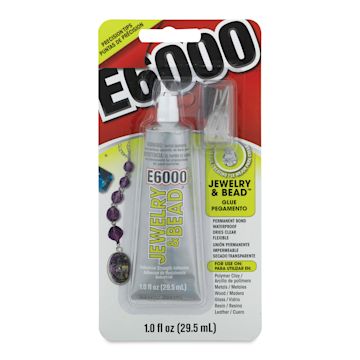 Open in modal - E6000 Jewelry & Bead Glue, front of the packaging