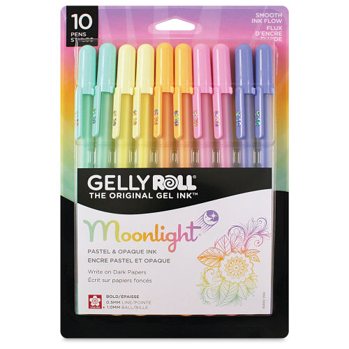 Gelly Roll Solar Moonlight Fine Point Pens 5/Pkg