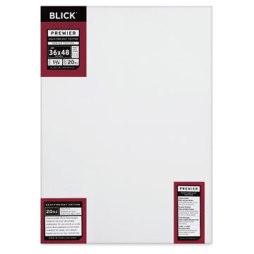 Blick Premier Heavyweight Stretched Cotton Canvas - 36" x 48", 1-3/8" Profile