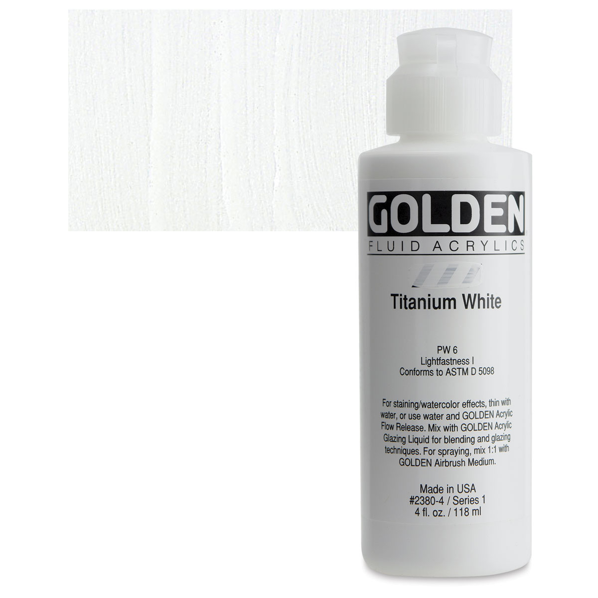 Golden Fluid Acrylics 16oz Titanium White