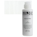 Golden Fluid Acrylics - Titanium White, 4 oz bottle