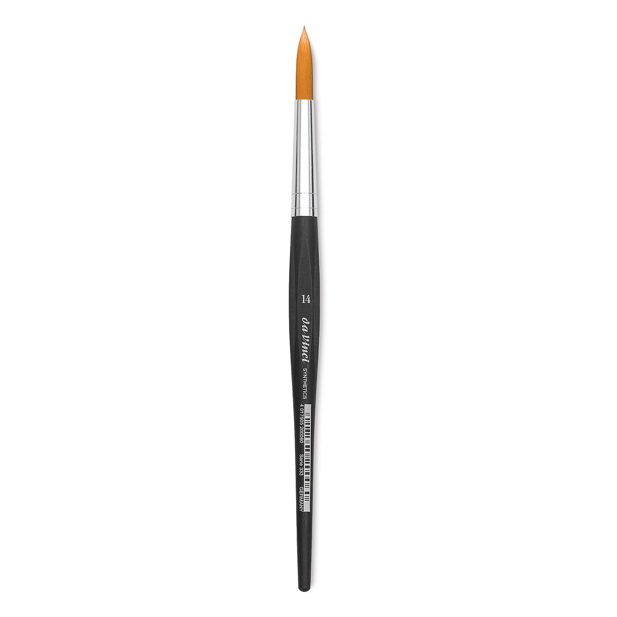 Round Elastic Synthetic with Lacquered Non-Roll Handle Size 5 da Vinci Student Series 303 Junior Paint Brush 