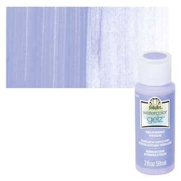 Open in modal - FolkArt Watercolor Gelz Acrylic Paint - Periwinkle - Bottle and Swatch